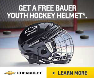 Chevrolet and Bauer Free Hockey Helmet Program